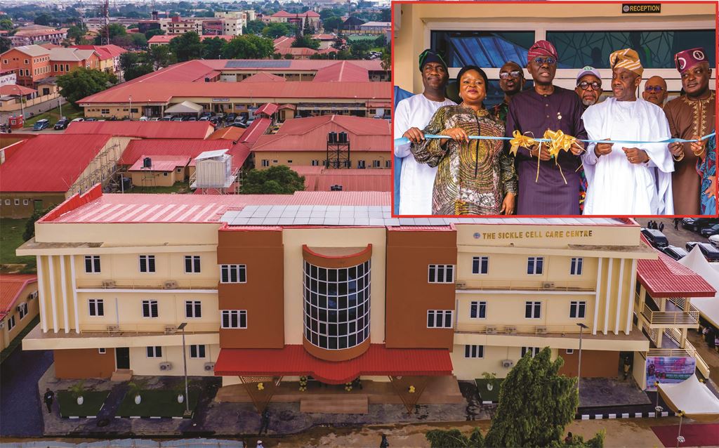 GOV. SANWO-OLU AT THE FORMAL COMMISSIONING OF NEWLY CONSTRUCTED SICKLE CELL CARE CENTRE IN LASUTH, IKEJA
